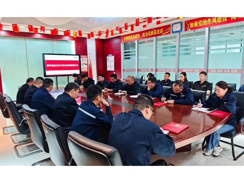 黨建領(lǐng) 航促發(fā)展｜新科起重舉行黨員示范先鋒崗授牌儀式